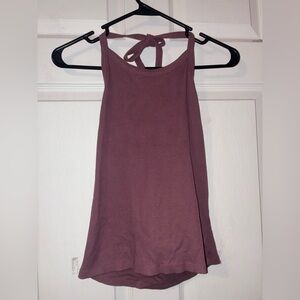SO Mauve Halter Tank Top